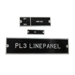 Aluminium Engraved Labels