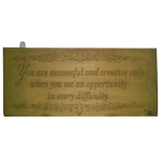 Engraving Done Wood Name Plate