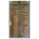 Aluminium Composite Screen Printed Name Board