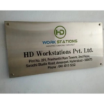 Stainless Steel Screen Printed Name Plate-4