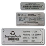 Stainless Steel Label
