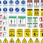 Screen Printing Sticker safety label